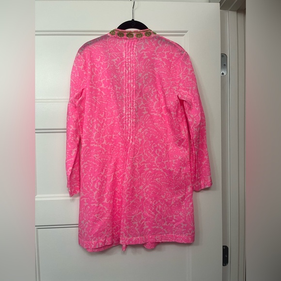 Pink Embroidered Lilly Pulitzer Tunic - Picture 2 of 3